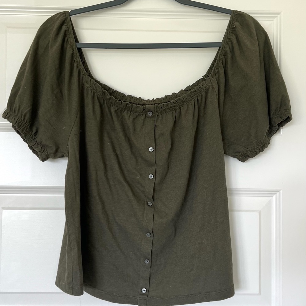 Cropped American Eagle babydoll tshirt